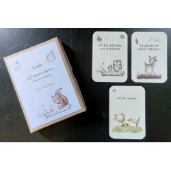 Affirmationskarten für Kinder - Boho Waldtiere