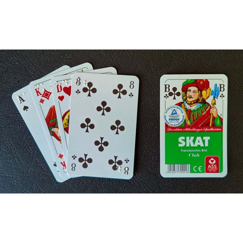 Skat Karten, französisches Blatt
